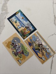 Pokemon Legends Arceus Art Card Set of 3 GameStop Preorder Bonus! VERY NICE!!!