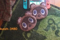Animal Crossing Brewster Coffee Carpet Game Tufting Floor Mat Soft 80*60cm Green