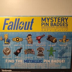 Fallout Mystery Pin Badge Volume 2 Blind Box Case Official Bethesda Collectible