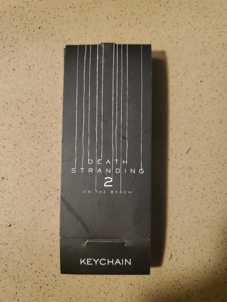Death Stranding 2 Metal Guitar Keychain PRIZE WINNER RARE NIB!
