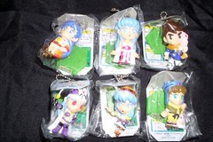 RARE Lunar Series Silver Star Eternal Blue 2 Figure Keychain Game Arts SEGA D