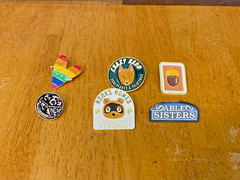 Animal Crossing New Horizons Pin Lot of 6 Able Sisters Nook’s Homes Acorn Red