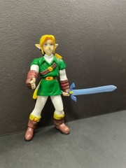 The Legend Of Zelda Ocarina Of Time 4.75” LINK Action Figure BD&A 1998 N64 LOOSE