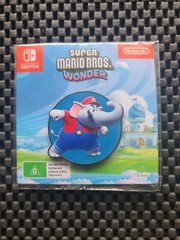 Super Mario Bros Wonder pin badge Australia Preorder Bonus Rare Promo SWITCH NES