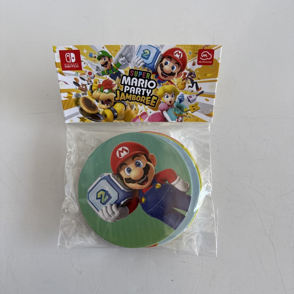 My Nintendo Rewards Super Mario Party Jamboree Party Coasters