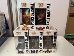 five nights at freddys – Twisted ones funko pops, brand new, 2018