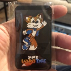 3X Super Lucky’s Tale Enamel Pin Promo Item. XBOX Pins