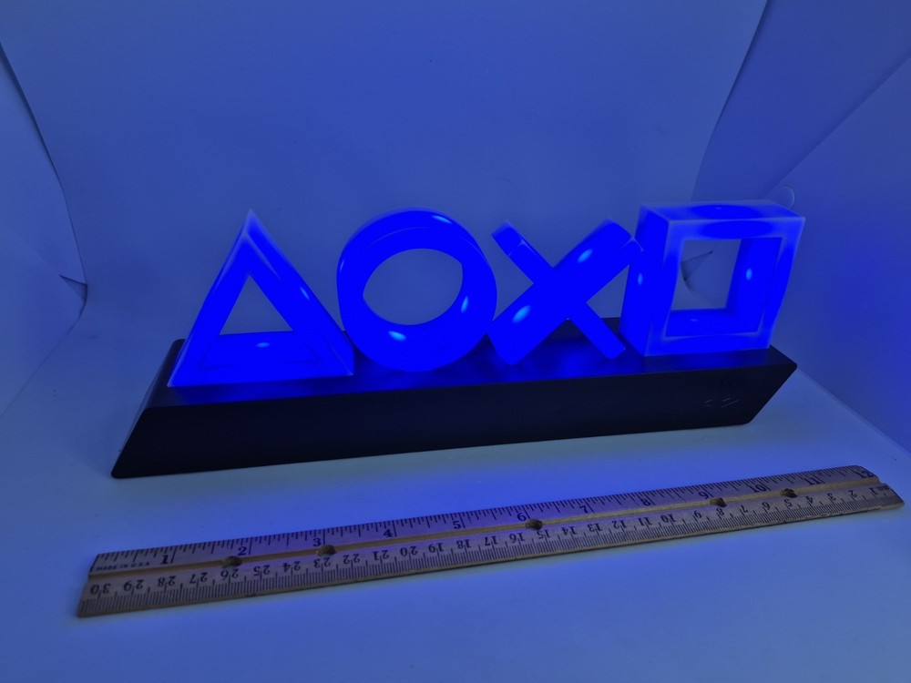 Paladone PlayStation Icons LED Light 3 Modes Sound Reactive Pre-Owned