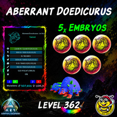 🦖 RAINBOW-Top-Stat-Eggs-Embryos-Ark-Survival-Ascended-PvE-PC/XBOX/PS5-BusyBee