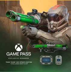 Halo Infinite Pass Tense SPNKr Weapon Coating DLC – Green Razer Past rockets