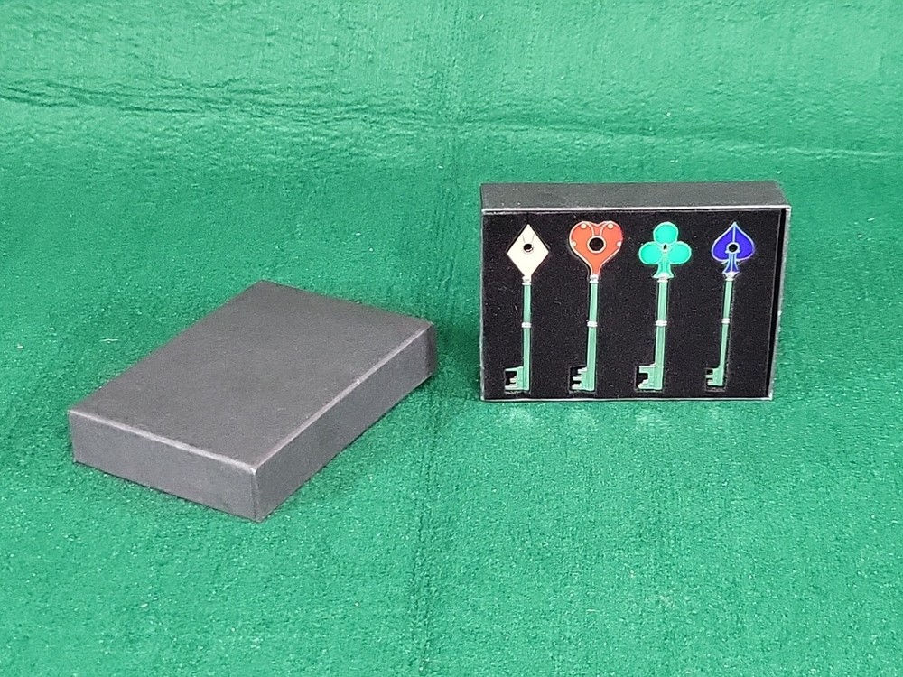 Resident Evil Raccoon City Police Key Set Biohazard Heart Diamond Club Spade