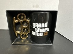 Grand Theft Auto GTA 3 Knuckleduster Mug Rare Rockstar Merchandise Collectible V