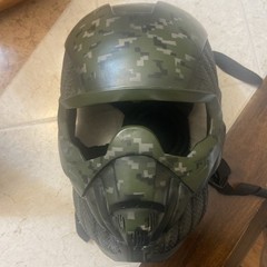 Crysis Nano Suit 2 Mask, Green Digital Camo.
