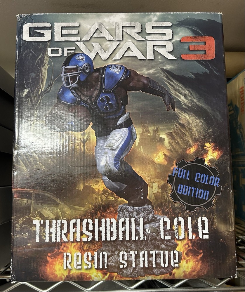 Gears Of War 3 (Thrashball Cole Statue) NECA Full Color Painter Edition 2011 New