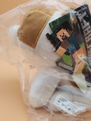 JINX Mojang Minecraft Calico Cat Plush Doll Official Merchandise 7″ -New tag