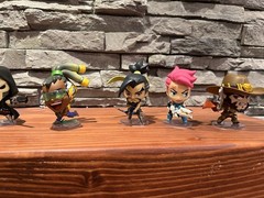 Overwatch Mini Figure Lot Set Reaper Tracer Genji Hanzo Junkrat