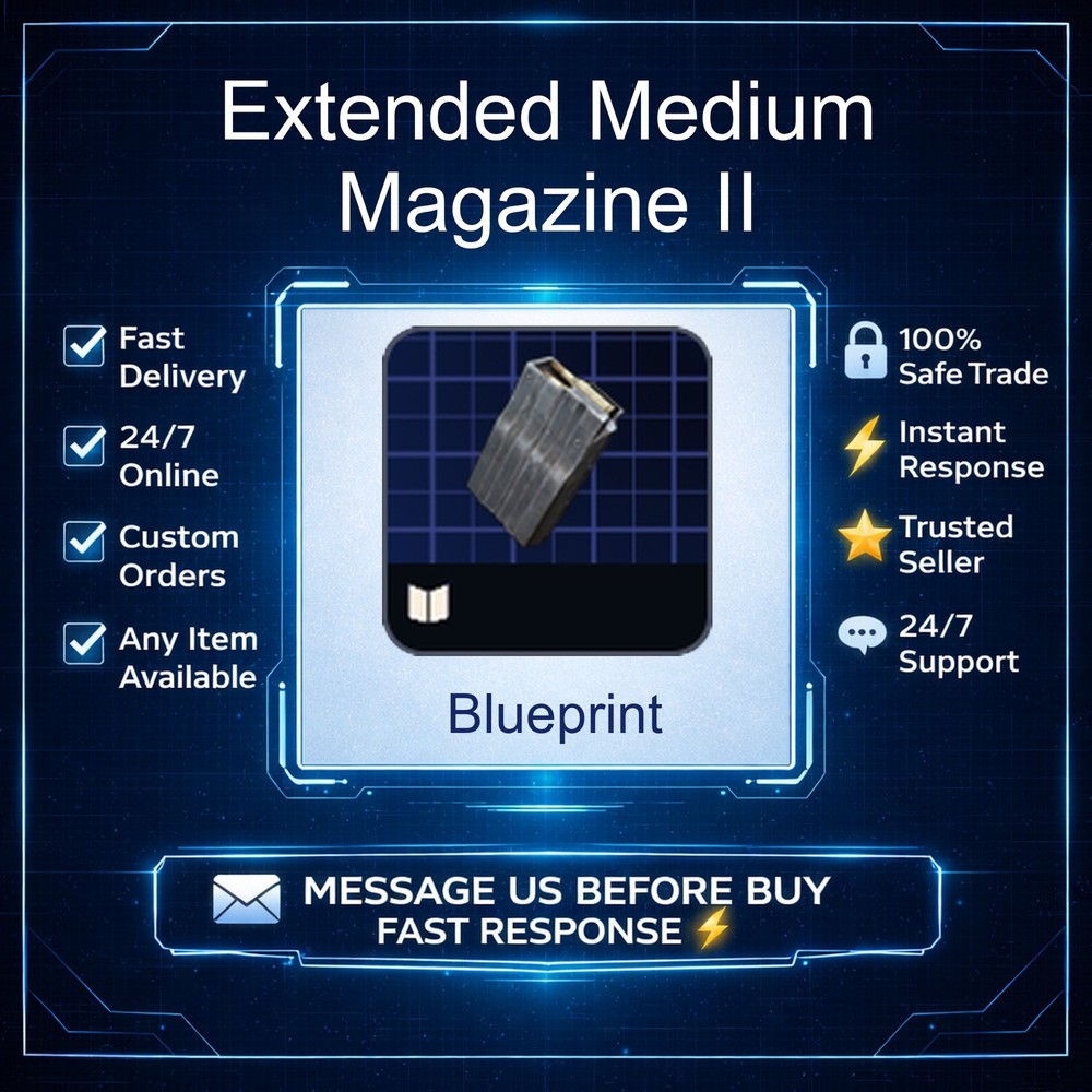 ARC Raiders Extended Medium Magazine II Blueprints – All Blueprints Available