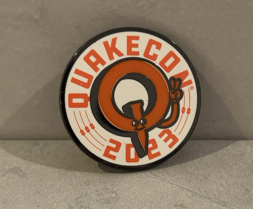 QuakeCon 2023 Staff Badge Pin