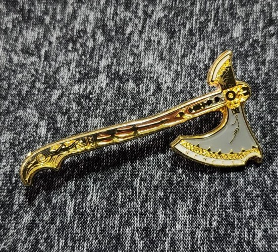 Leviathan Axe God of War Gold Pin