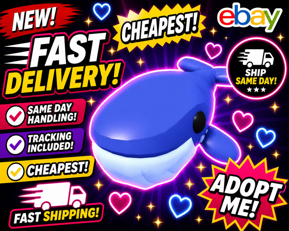 Blue Whale / All Variations! FR, NFR, MFR, Neon, Mega – Adopt From Me