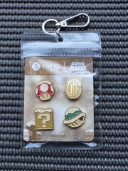 Nintendo Mario X Lotte Pop Up Store Christmas Pin Badge Set Rare Promo Korea NES