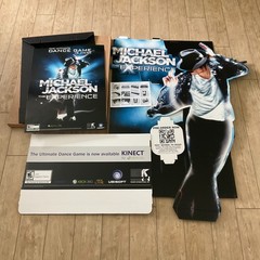 MICHAEL JACKSON THE EXPERIENCE 2011 Video Game Store Display Standee Unassembled