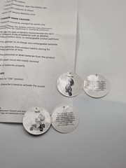 1998 Nintendo BD&A Talking Plush Tags & Instruction Sheet Mario Yoshi N64