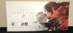 3 Death Stranding 2 On The Beach PS5 Gamestop Promotional Posters. 17 3/4 8 3/4.
