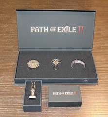 PAX West 2025 Path of Exile 2 POE2 Keycap and Pin set metal Boss Rush Challenge