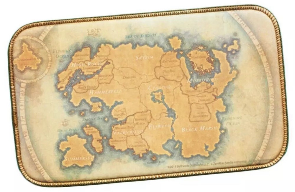 Elder Scrolls Bethesda Mouse Pad OFFICIAL merchandise SIZE 11” X 6”