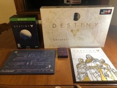 Destiny chess set, xbox limited edition, blueprint, cards, coloring book