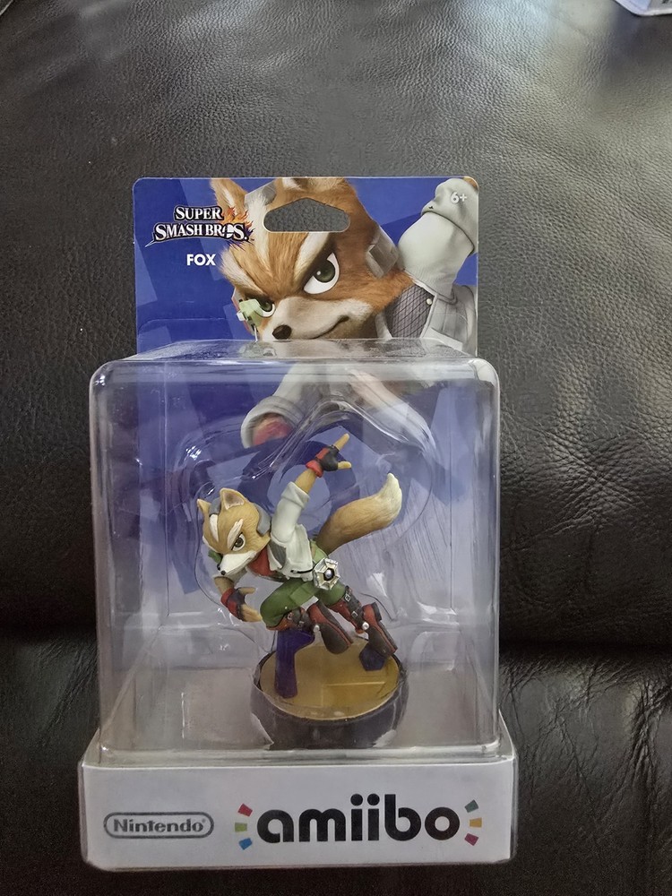 Amiibo Nintendo Super Smash Bros Fox Sealed Is In Mint Condition
