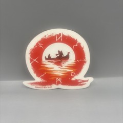 God Of War Official Fangamer Japan Sticker ~ 2019 ~ Rare~ PlayStation