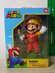 4″ BUILDER SUPER MARIO with Utility Belt #12 World of Nintendo GameStop Jakks