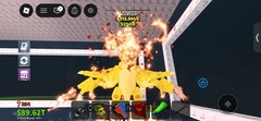Roblox Secret In-Game Item with Fire Effect and In-Game Currency