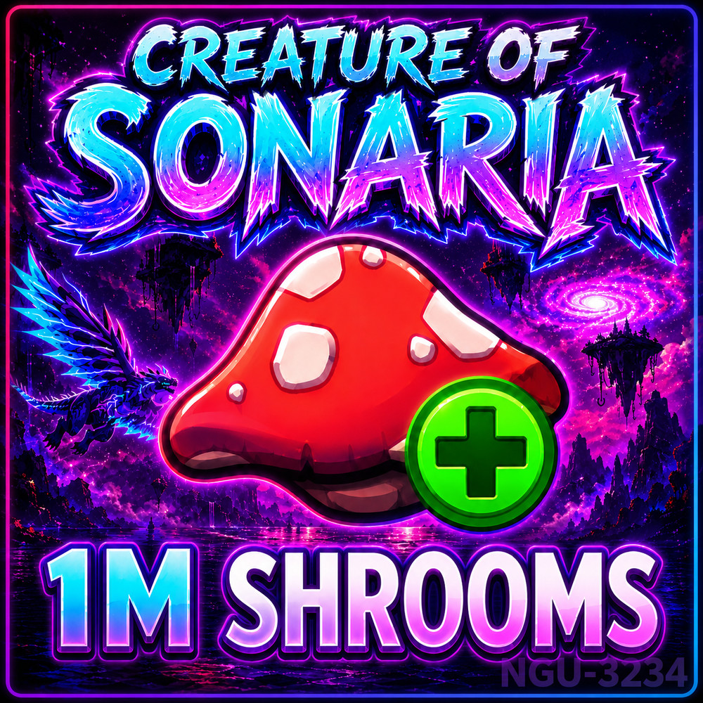 [💎] Creature of Sonaria | 1M Shroom | COS | Fast & Easy [💎]