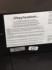 Vintage Sony PLAYSTATION 1 Retail Store Light Up Electric Sign 36 x 8 x 5 WORKS