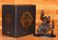 World of Warcraft Orc Wolf Rider Statue Figure 10 Year Anniversary Blizzard