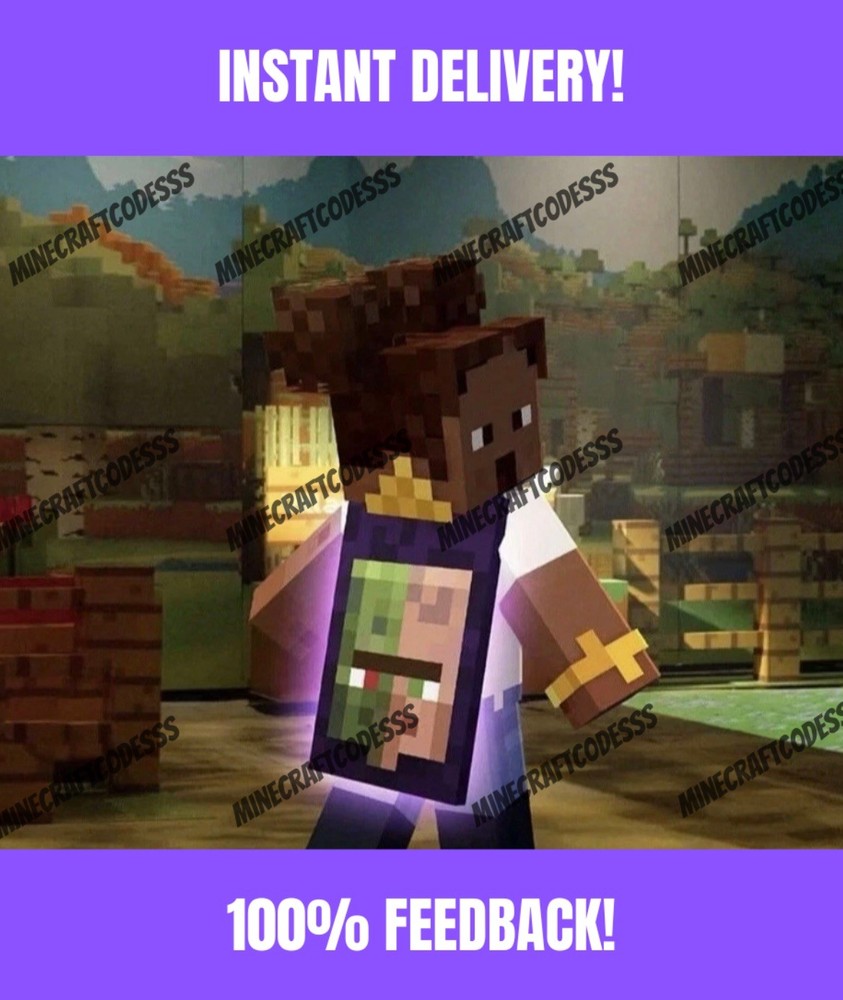 🕹️Minecraft Experience Villager Cape Code SENT INSTANTLY, 3000+ sales!