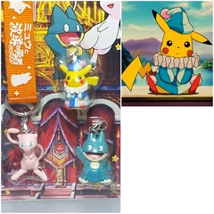 Mew Pikachu Munchlax Pokemon the Movie Charm Figure Movic 2005 Japan New 1-1.1in