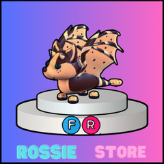 FR CHOCOLATE CHIP BAT DRAGON – ADOPT from ME Now! (fly ride)
