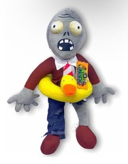 Mexican Plants Vs Zombies Ducky Tube Zombie 15″ Plush Doll Mexico Bootleg Toy