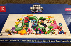 Mario Bros. Wonder Horizontal Video Game Store Sign Signage Display Nintendo 3FT