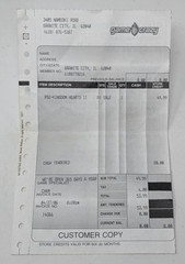 Game Crazy Store Receipt Kingdom Hearts 2 Display PS2 PlayStation 2 Vintage 2006