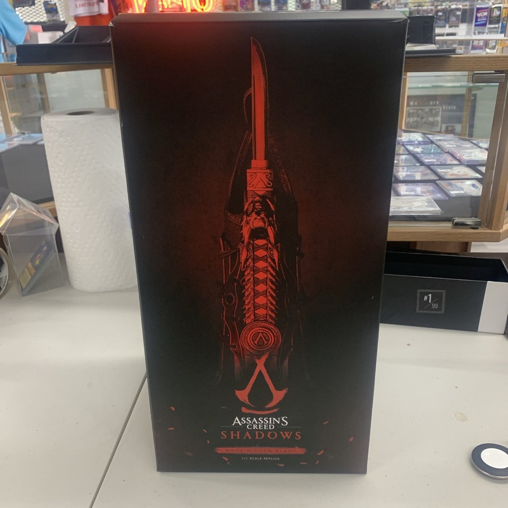 ASSASSIN’S CREED SHADOWS NAOE HIDDEN BLADE 1/1 SLACE REPLICA OPEN BOX