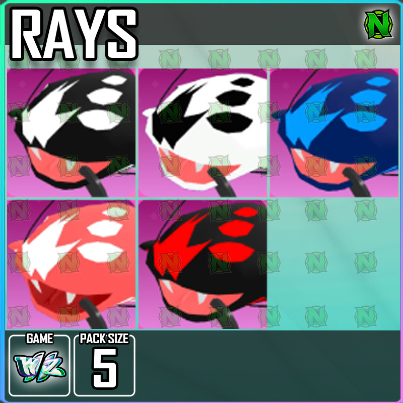 Roblox World Zero WZ – 5 PACK – MOUNTS – RAYS