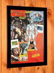 Baldur’s Gate PC Windows Rare Vintage Promo Poster / Ad Art Framed.
