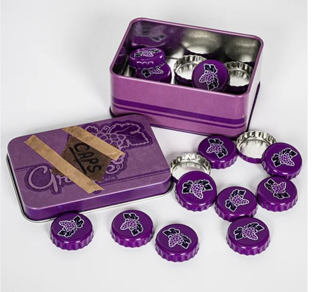 Fallout Bottle Caps Series Nuka Grape with Collectible Tin
