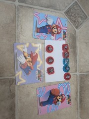 SUPER MARIO 64 Promotional Pins Card Prize Set Rare N64 Figures Bowser Japan Toy