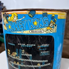 Nintendo DONKEY KONG Garbage Bin Trash Can Waste Basket NES Rare Edition 1982